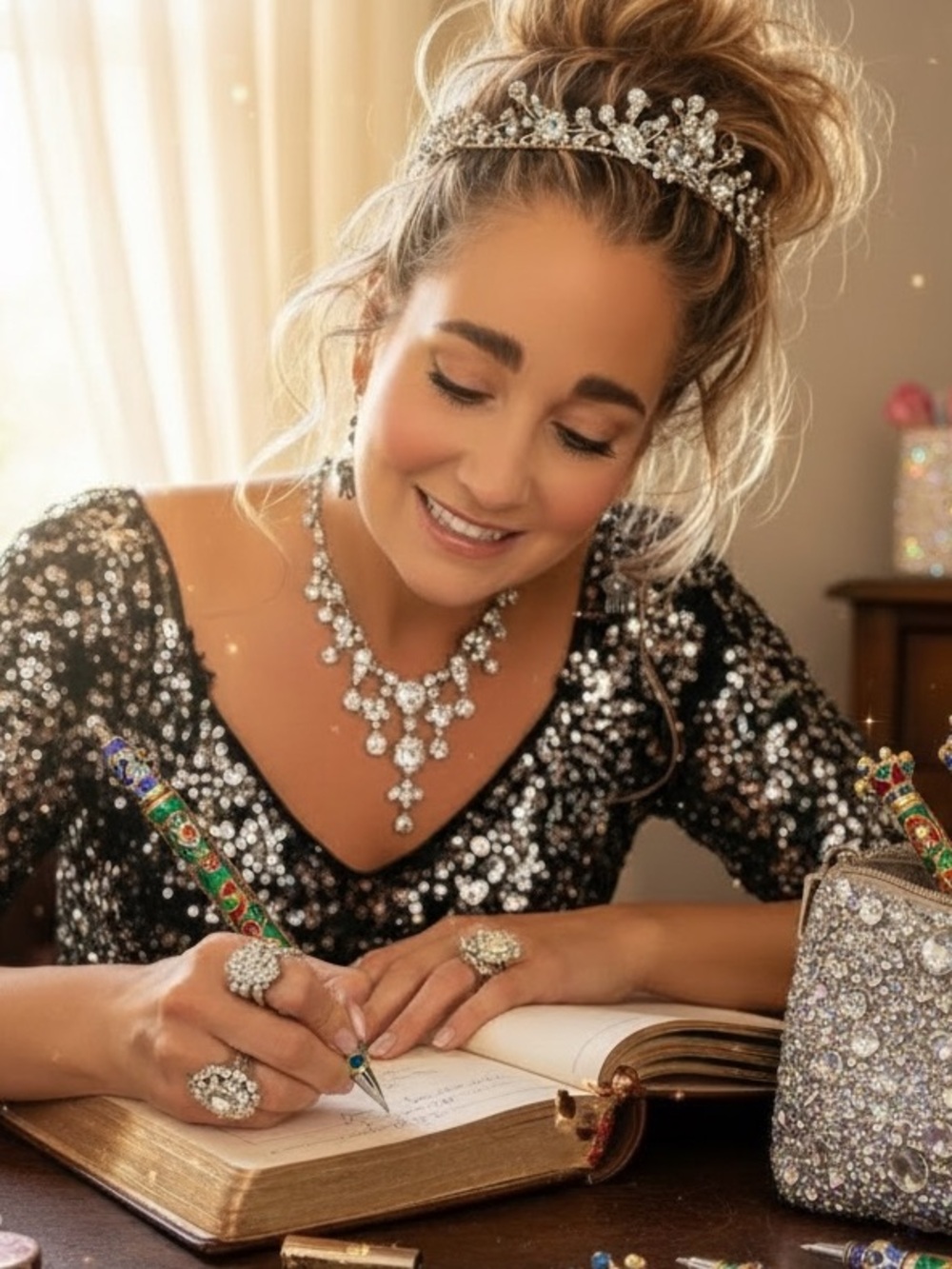 BLINGY GIRL PENs … made by ME.